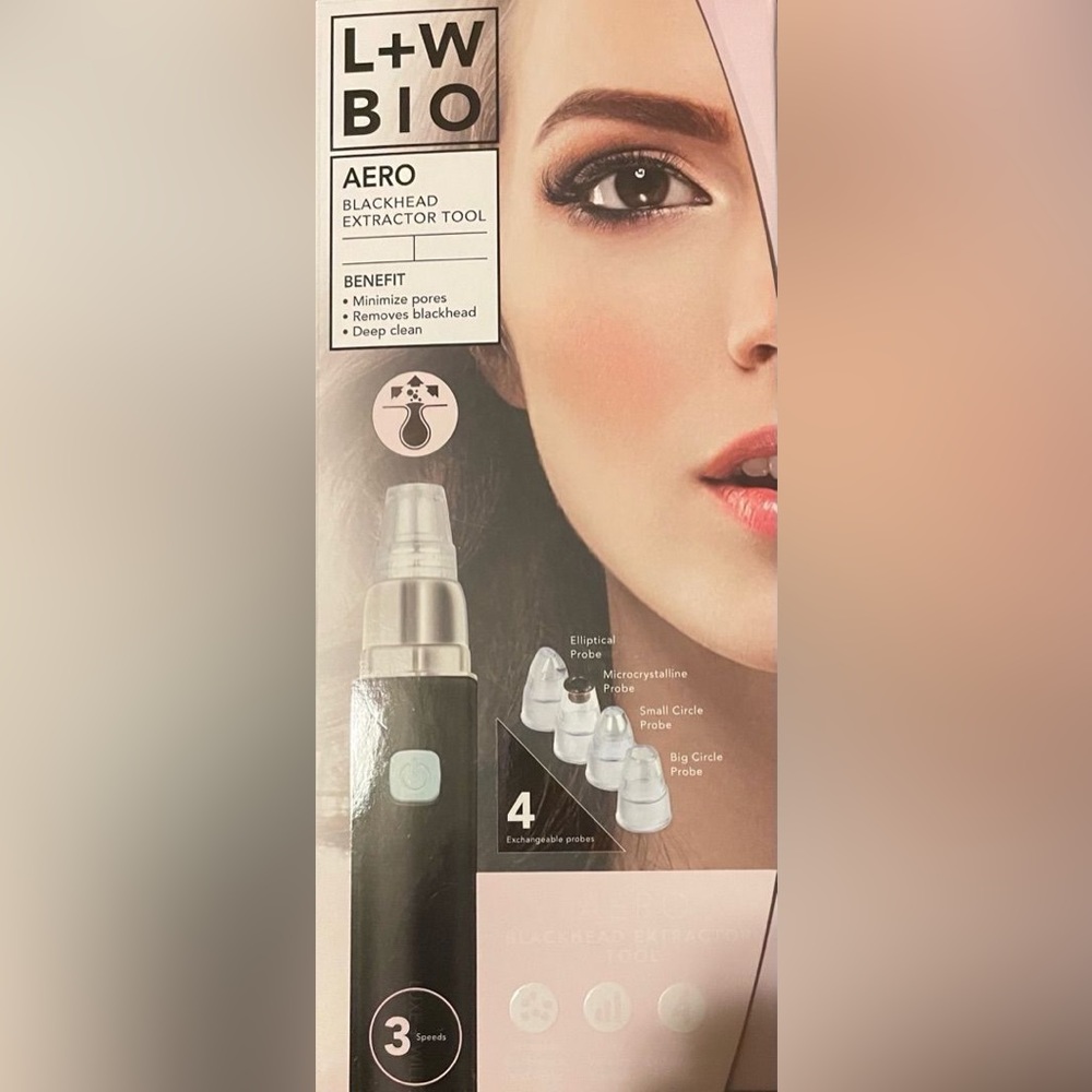 Beauty
L+W BIO AERO Blackhead Extractor Tool With Microcrystalline Probe